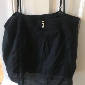 Black Formal Tank Top